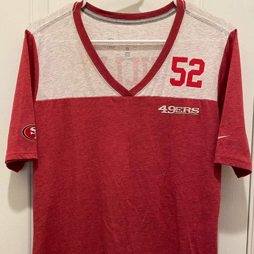 Nike Women's San Francisco 49ers Top L